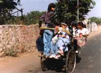 Cycle-rickshaw - plně obsazeno